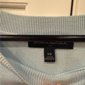 Banana Republic Light Blue Crew Neck Sweater